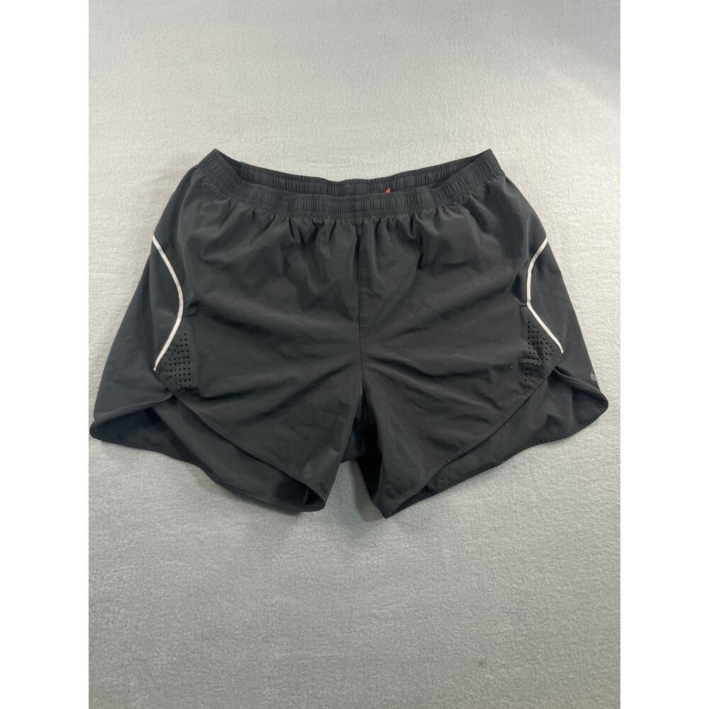 SIZE MED Nike Men's Black Running Shorts with Reflective Trim, Athletic Wear